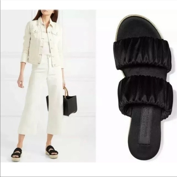 Mercedes Castillo. Satin ‘Yolanda’ Platform Espadrille Sandal